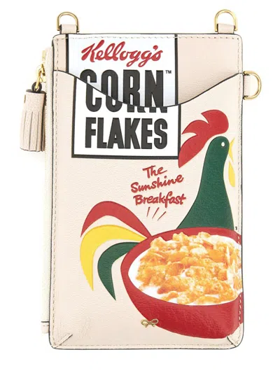 Anya Hindmarch Anya Brands Cornflakes-print Wallet In White