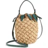 ANYA HINDMARCH ANYA HINDMARCH PINEAPPLE CROCHETED RAFFIA CROSSBODY BAG