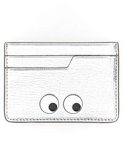 Anya Hindmarch Portacarte "eyes" In Silver