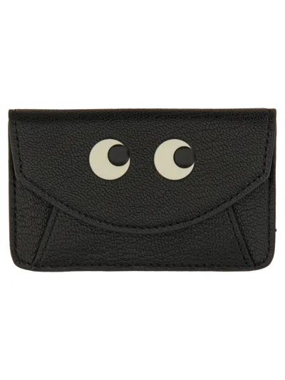 Anya Hindmarch Portafoglio In Pelle In Black