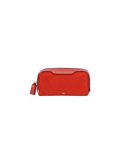 Anya Hindmarch Pouch "girlie Stuff" In Orange