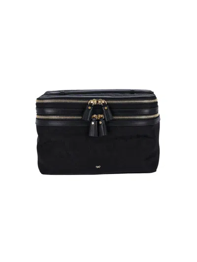 Anya Hindmarch Pouch Vanity Kit In Black