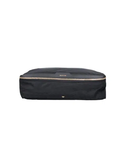 Anya Hindmarch Rectangular Soft Clutch Bag Accessory In Black
