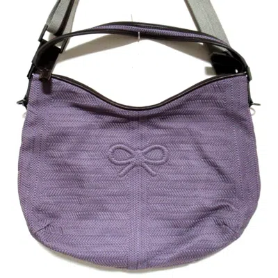 Pre-owned Anya Hindmarch Purple Shoulder Bag ()