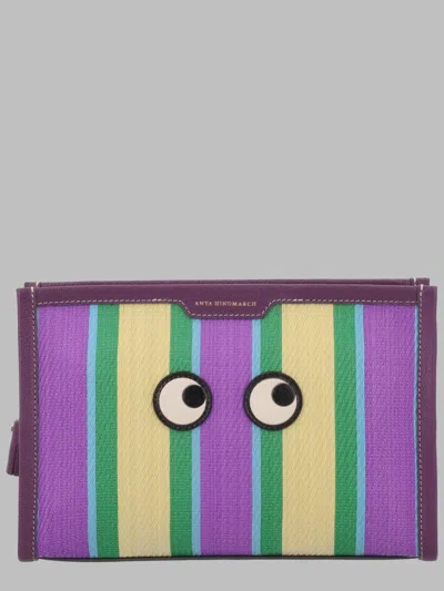 Anya Hindmarch Recycled Mesh Clutch In Multicolor
