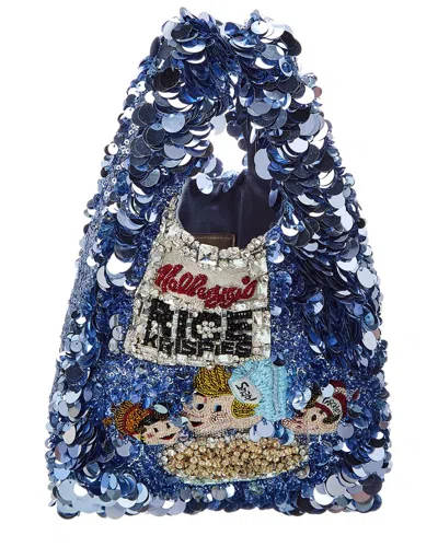 Anya Hindmarch Rice Krispies Mini Tote In Blue