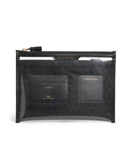 Anya Hindmarch Safe Deposit Pouch In Black
