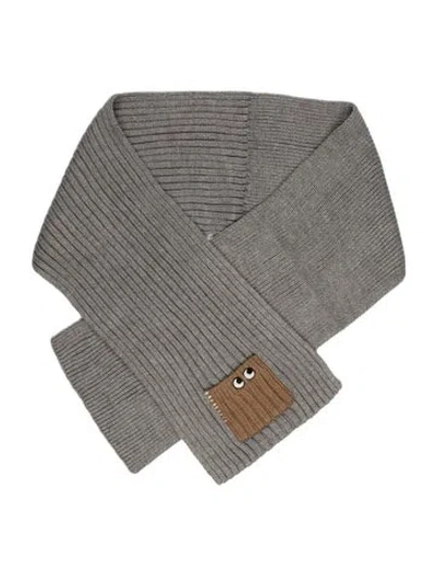 Pre-owned Anya Hindmarch Scarf In Gray