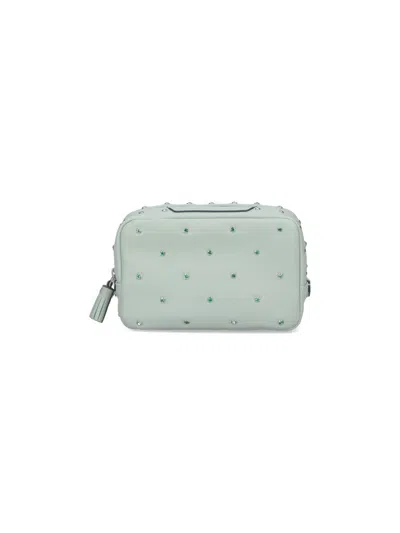 Anya Hindmarch Sheep Leather Crossbody Bag In Green