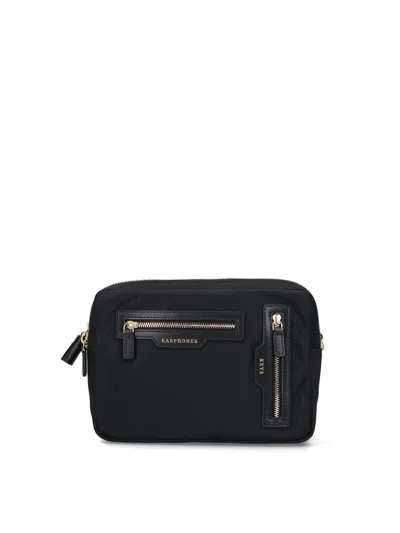 Anya Hindmarch Triple Zip Cross-body Bag In Black