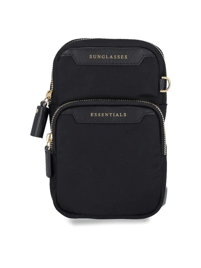 Anya Hindmarch Essentials Recycled-canvas Cross-body Bag In Black  