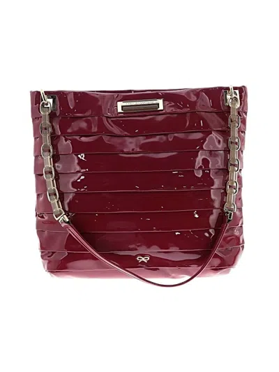 Pre-owned Anya Hindmarch Shoulder Bag In Red