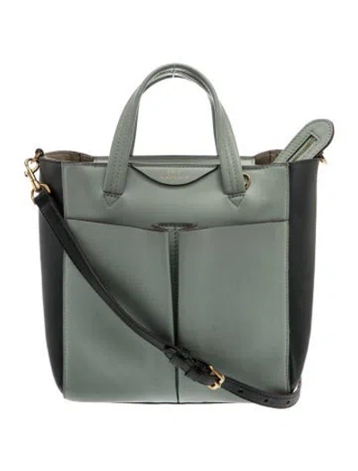 Pre-owned Anya Hindmarch Signature Top Handle Bag In Green