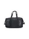 Anya Hindmarch Sleek Black Tote Bag With Gold Accents In Blue