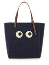 Anya Hindmarch Small Eyes Wool Tote