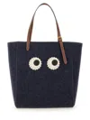 ANYA HINDMARCH SMALL EYES TOTE BAG