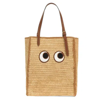 Anya Hindmarch Hugo Boss Polo Shirt Grey With Contrasting Logo In Brown