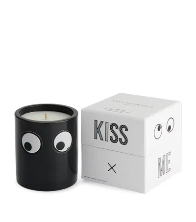 Anya Hindmarch Small Happy Days Candle (200g) In Black