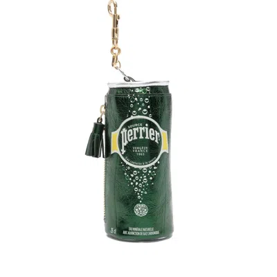 Anya Hindmarch Anya Brands Perrier Coin-purse Bag Charm In Green