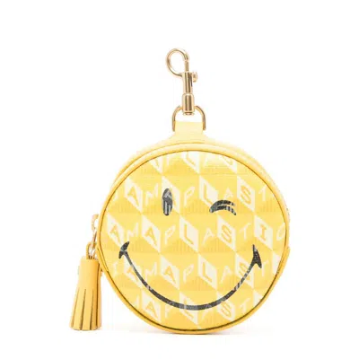 Anya Hindmarch Small Leather Goods In Yellow
