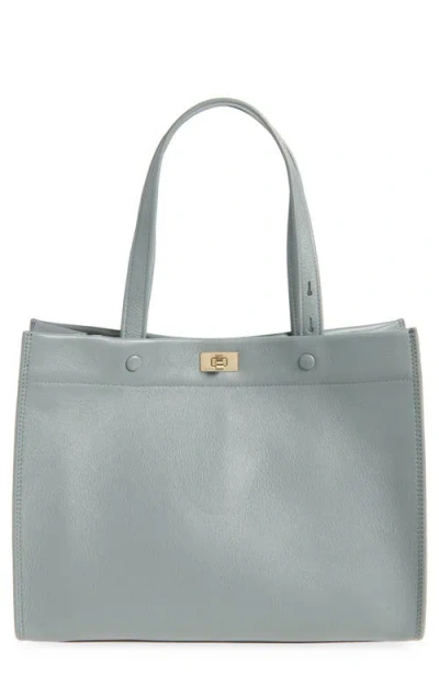 Anya Hindmarch Small Mortimer Leather Tote In Shadow