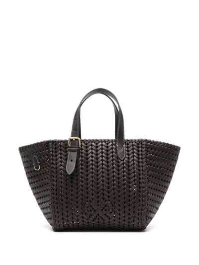 Anya Hindmarch Small Neeson Square Tote Bag In Metallic