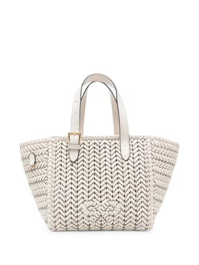 Anya Hindmarch Small Neeson Tote Bag In White