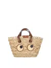 Anya Hindmarch Eyes Handbag In Beige