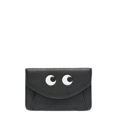 Anya Hindmarch Snap Card Bag In Black