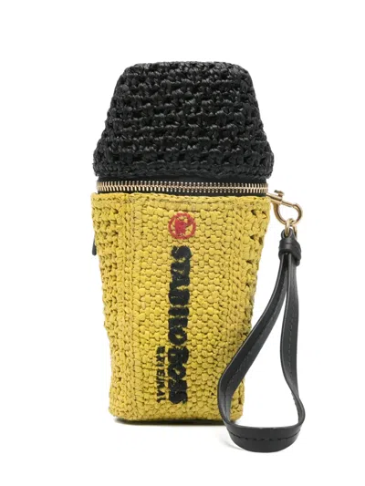 Anya Hindmarch Stabilo Boss Original Zip Coin Purse Charm In Yellow