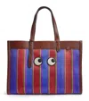 Anya Hindmarch Stripe Eyes Shopper Bag
