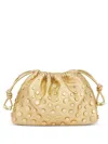 Anya Hindmarch Studded Drawstring Clutch Bag In Neutral