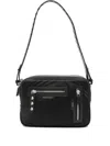 Anya Hindmarch Studded Strap Zip Cross Body Bag In Black
