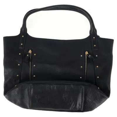 Anya Hindmarch Studded Vere Shopper Bag In Black Leather