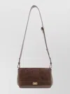 Anya Hindmarch Suede Cross-body Bag Adjustable Strap In Brown