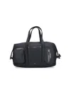 Anya Hindmarch Sleek Black Tote Bag With Gold Accents In Blue