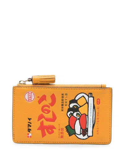 Anya Hindmarch Sushi No Ko Leather Card Holder In Multi