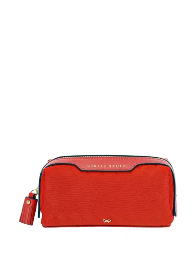 Anya Hindmarch Tassel Zipped Make Up Bag