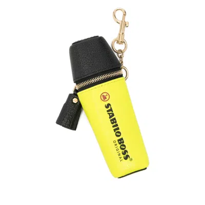 Anya Hindmarch Tassel-detail Keyring In Yellow