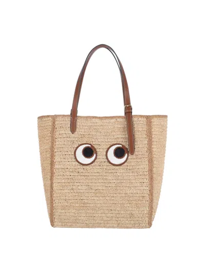 Anya Hindmarch Tote Bag "eyes" – Beige In Neutral