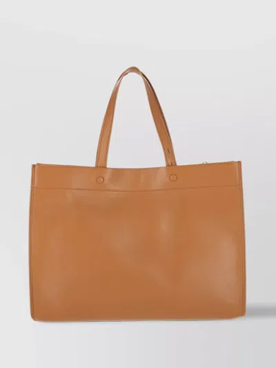 Anya Hindmarch Tote Bag With Dual Handles And Rectangular Shape In Brown