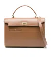 Anya Hindmarch Mortimer Top Handle In Camel Brown
