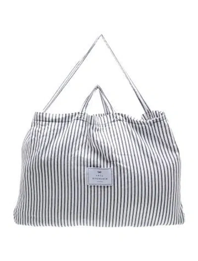 Pre-owned Anya Hindmarch Tote In Grey