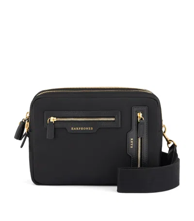 Anya Hindmarch Triple Zip Cross-body Bag In Black