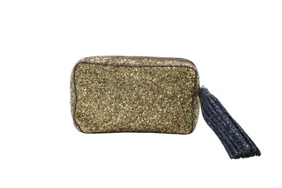 Anya Hindmarch Twinkle Clutch In Gold Glitter