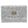Anya Hindmarch Valorie Clutch In Silver Glitter In Silver