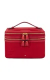 Anya Hindmarch Vanity Kit In Red Ah Logo Nylon In Red