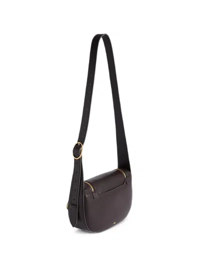 Anya Hindmarch Vere Leather Cross Body Bag In Brown