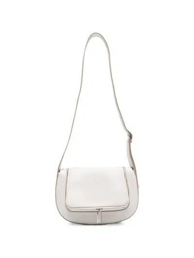 Anya Hindmarch Vere Leather Cross Body Bag In White