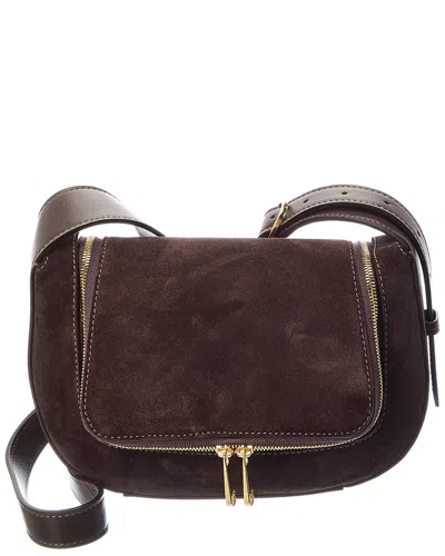 Anya Hindmarch Vere Suede Crossbody In Brown